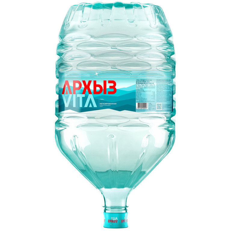 Питьевая бутилированная вода Архыз VITA 19 л (одноразовая тара)