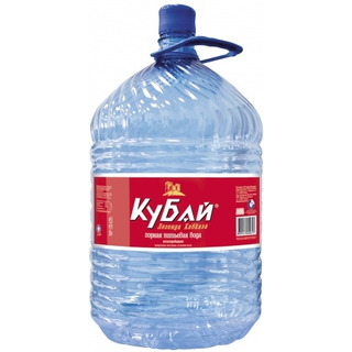 Питьевая бутилированная вода КУБАЙ 19 л (одноразовая тара)