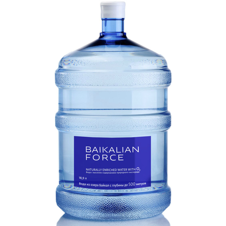 Питьевая бутилированная вода BAIKALIAN FORCE 19 л (одноразовой таре)