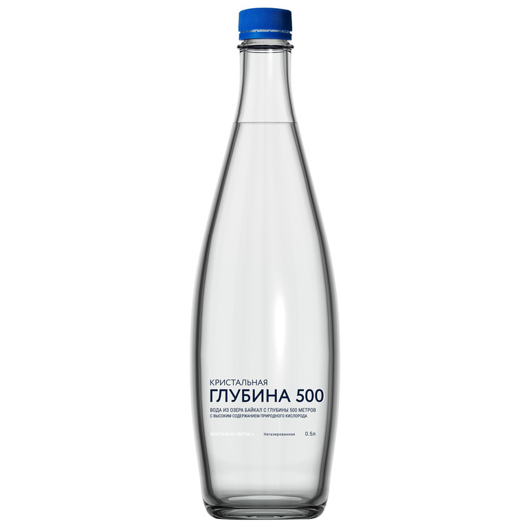 Вода Кристальная глубина 500 негазированная 0.5 литра (глубинная)
