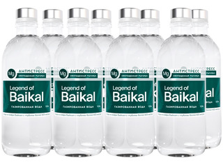 Вода питьевая «Legend of Baikal» АНТИСТРЕСС, минеральная c магнием газ., стекло 0.5 литра Вода питьевая «Legend of Baikal» АНТИСТРЕСС, минеральная c магнием газ., стекло 0.5 литра