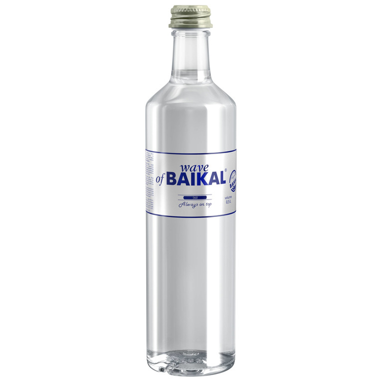 Вода Волна Байкала (WAVE OF BAIKAL) негазированная стекло 0.5 литра
