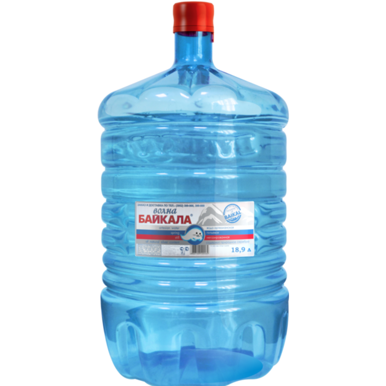 Питьевая бутилированная вода ВОЛНА БАЙКАЛА 19 л (одноразовая тара)
