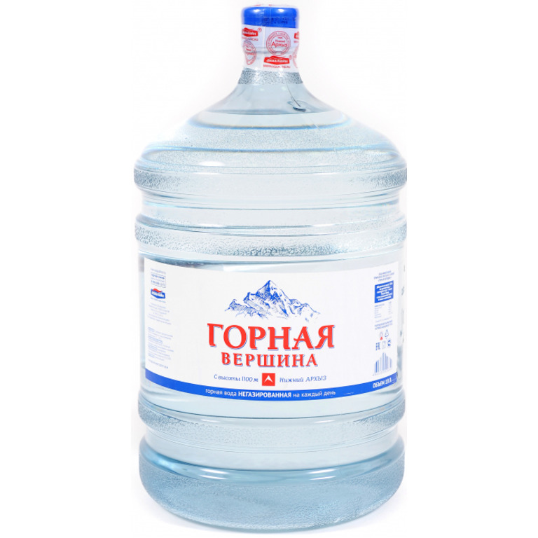 Питьевая бутилированная вода ГОРНАЯ ВЕРШИНА 19 л (оборотная тара)