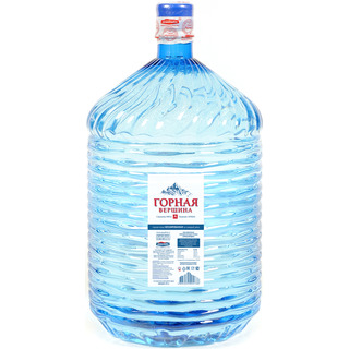 Питьевая бутилированная вода ГОРНАЯ ВЕРШИНА 19 л (одноразовая тара)