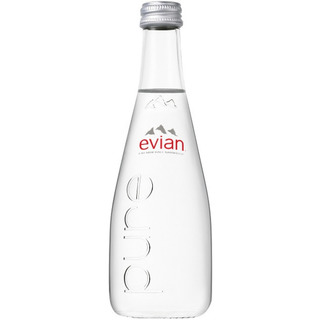 ЭВИАН (EVIAN) негазированная стекло 0.33 литра