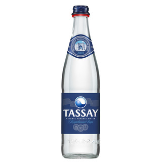 Природная минеральная вода TASSAY газированная, стекло 0.5 литра