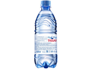 Природная питьевая вода TASSAY негазированная, ПЭТ 0.5 литра