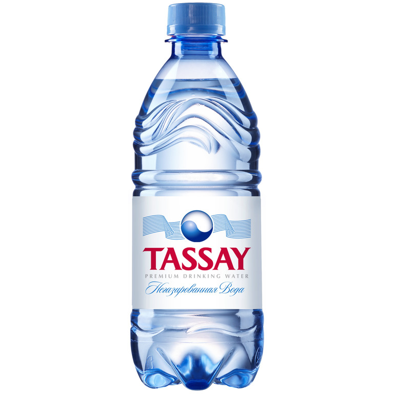 Природная питьевая вода TASSAY негазированная, ПЭТ 0.5 литра