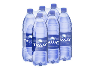 Природная минеральная вода TASSAY газированная, ПЭТ 1.5 литра