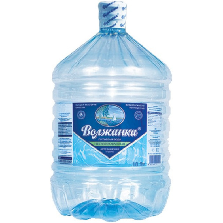 Питьевая бутилированная вода ВОЛЖАНКА  19 л (одноразовая тара)