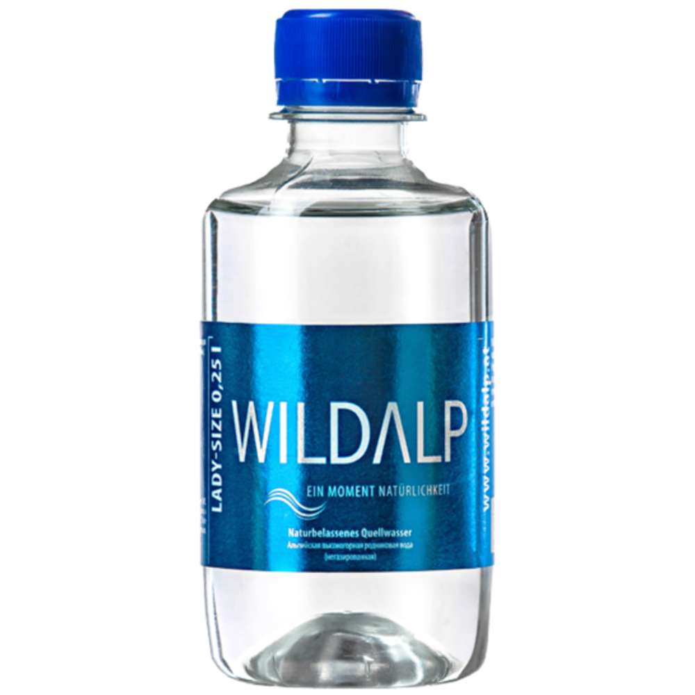 Вода негазированная стекло. Вода Wildalp. Негазированная минеральная вода. Минеральная вода без газа. Вода 0,25.