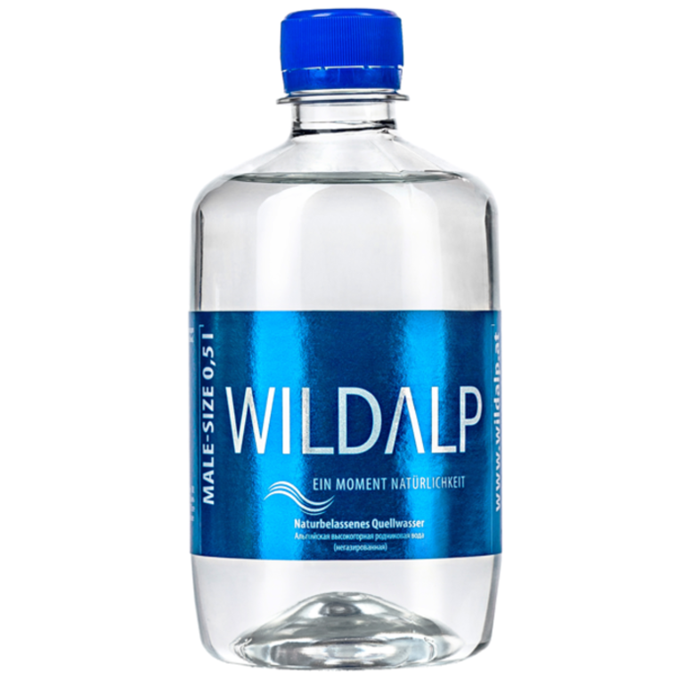 Вода WILDALP негазированная 0.5 литра