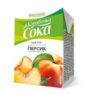 Нектар КОРОБОЧКА СОКА Персик 0.2 литра